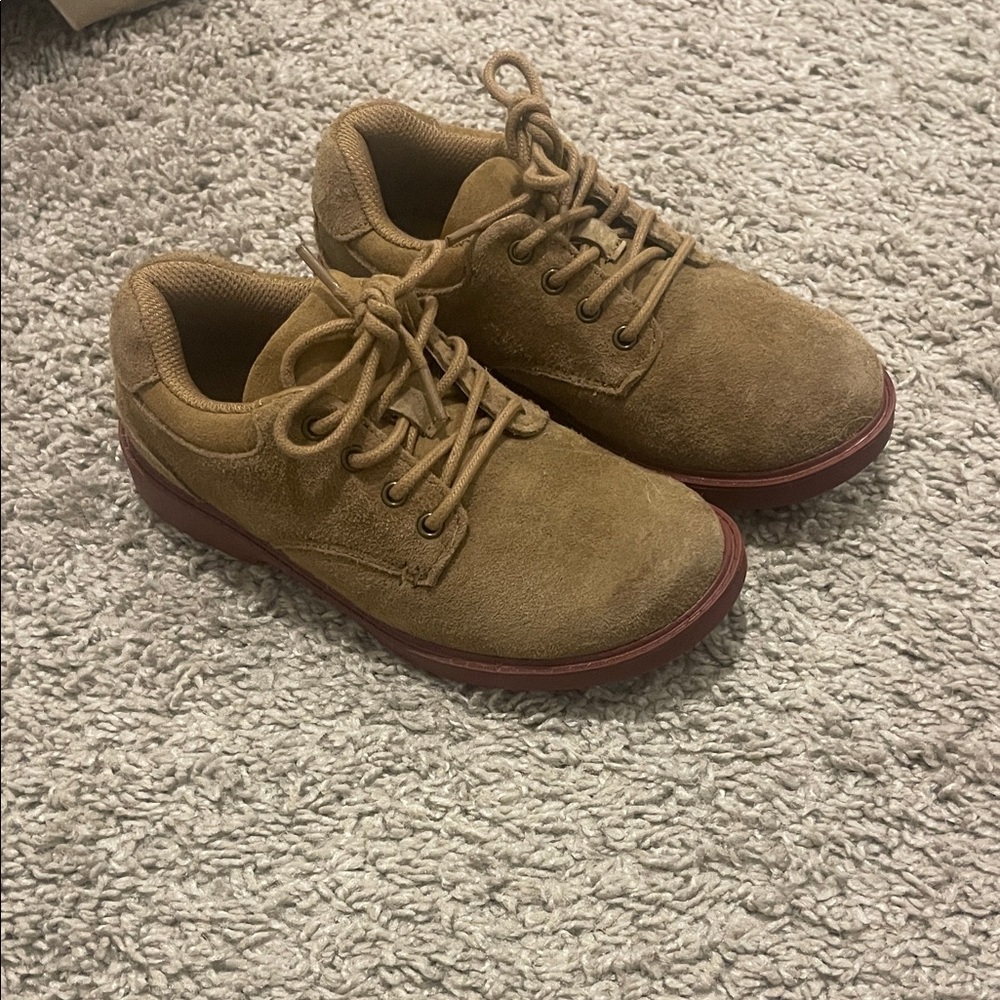 Tan Stride Rite Murphy Boys Dress Shoes